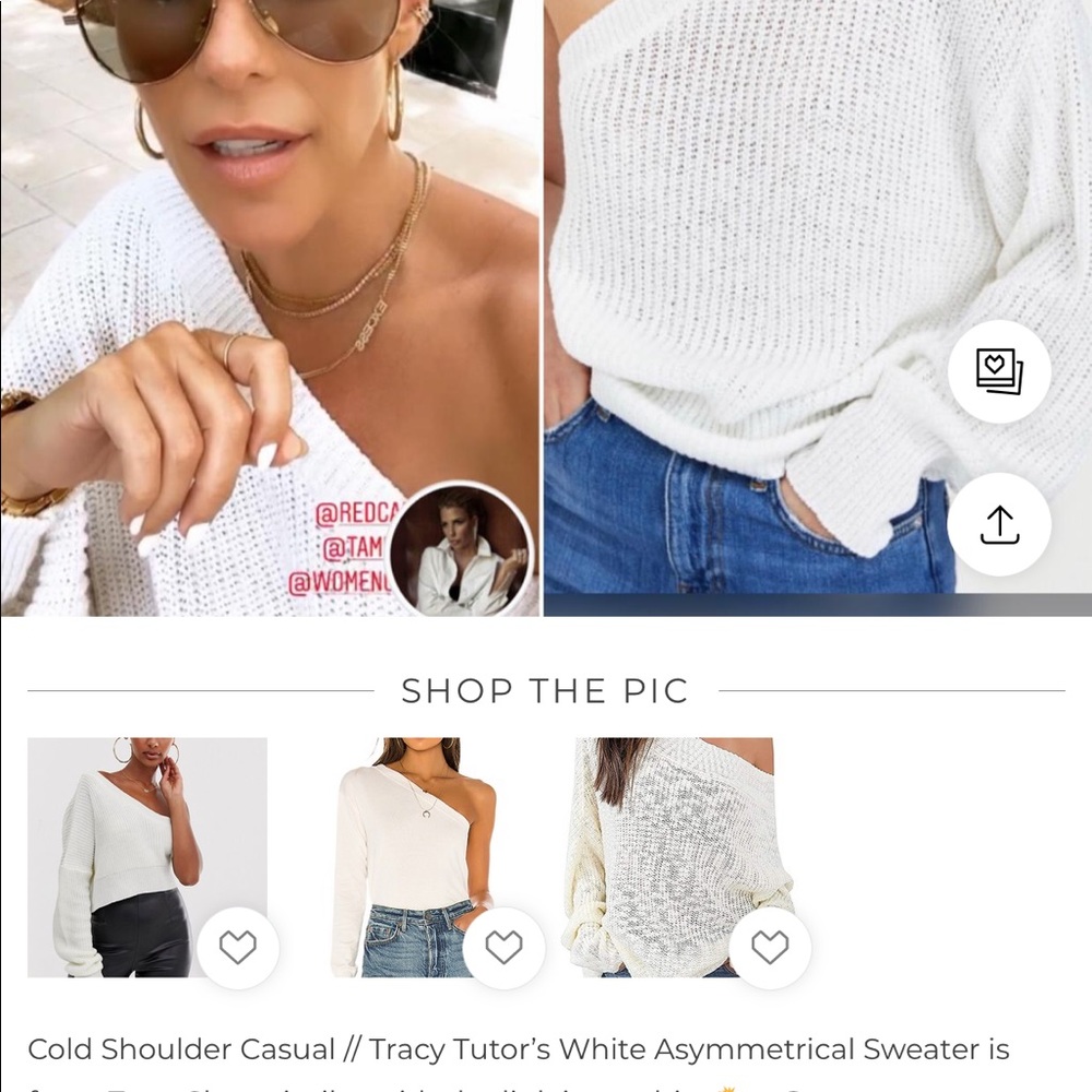Zara asymmetrical sweater